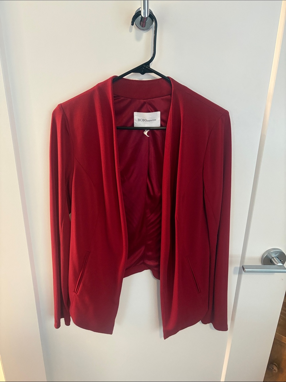 BCBGeneration Crimson Open-Front Blazer